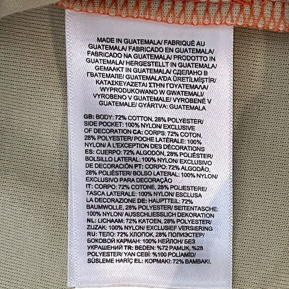 The North Face Mens L Tech Crew Sweatshirt Orange Pullover Outdoor Gorpcore NEW - Picture 8 of 15